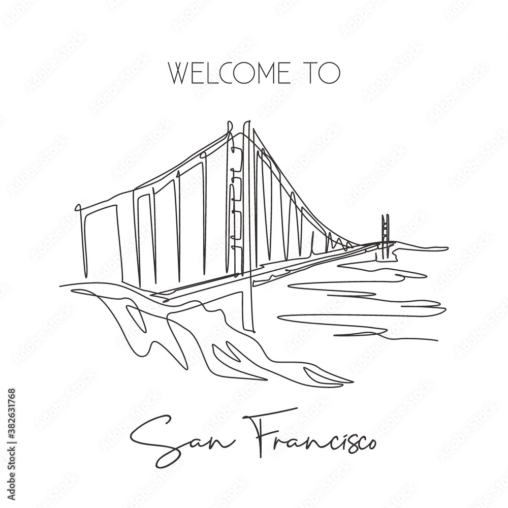 San Francisco Poster Golden Gate Wall Art San Francisco Photo Golden Gate Print Black and White San Francisco Print Digital Download