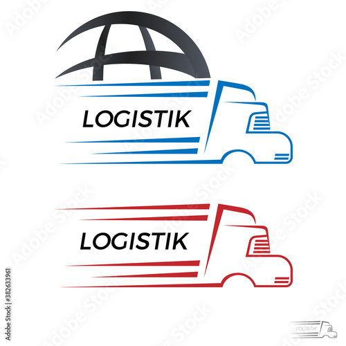 LKW, Spidition, Logostik - Logo, Icon