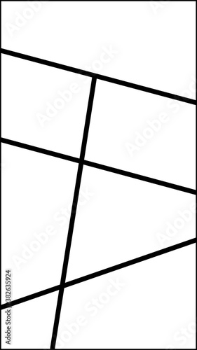 Templates collage frames photos parts, picture or illustration. Black mood board template. Collage concept. Vector template photo collage. Board and branding Presentation.