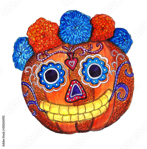 Photos Halloween carved pumpkin, jack-o'-lantern, jack o'lantern