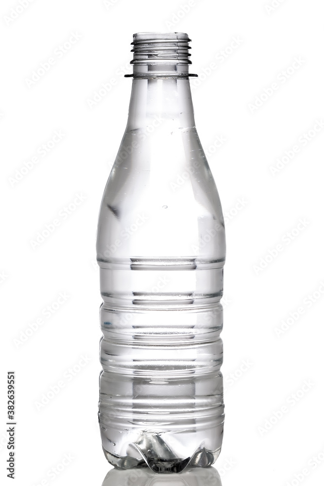 water bottle isolated on white