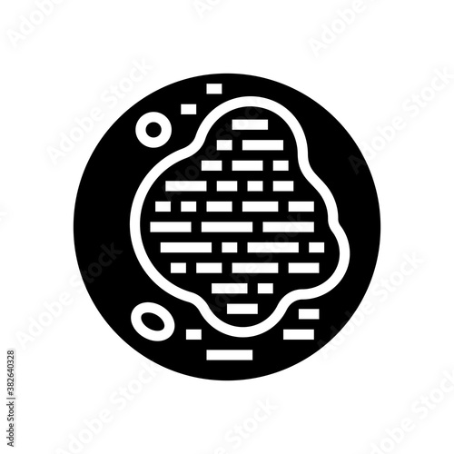 psoriasis skin disease glyph icon vector. psoriasis skin disease sign. isolated contour symbol black illustration