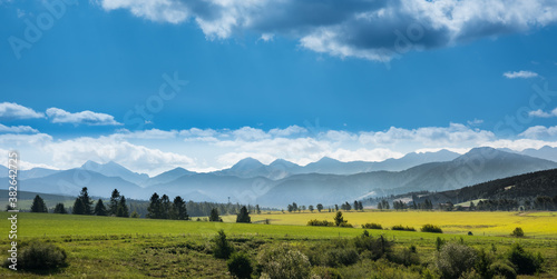 Tatra Mountains landscape in summer, Poland