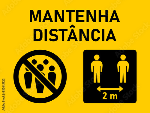 Mantenha Distancia (