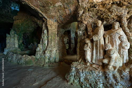 Tableau sur toile Church of Piedigrotta, Pizzo or Pizzo Calabro, district of Vibo Valentia, Calabr
