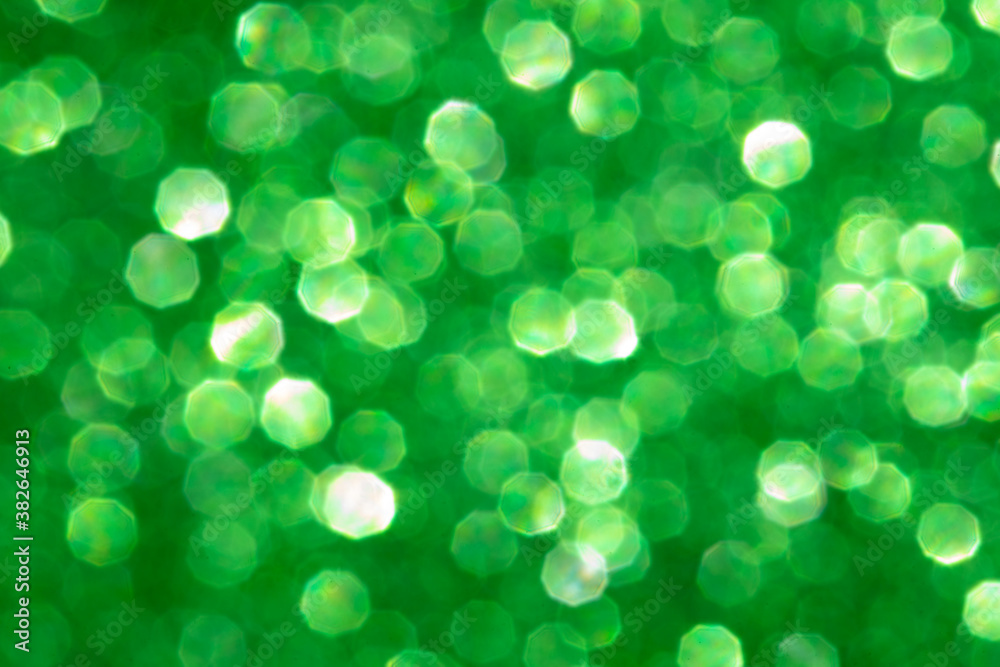 Fototapeta premium blured green glitter texture abstract background