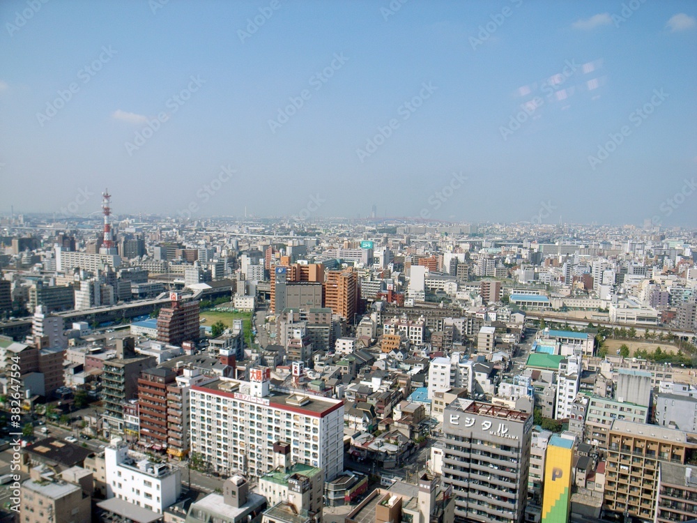 大阪　俯瞰　ビル