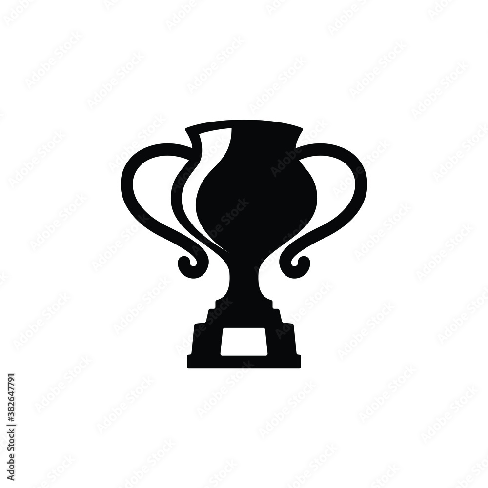 Trophy icon vector isolated on white, logo sign and symbol. Trophy icon vector isolated on white, logo sign and symbol.