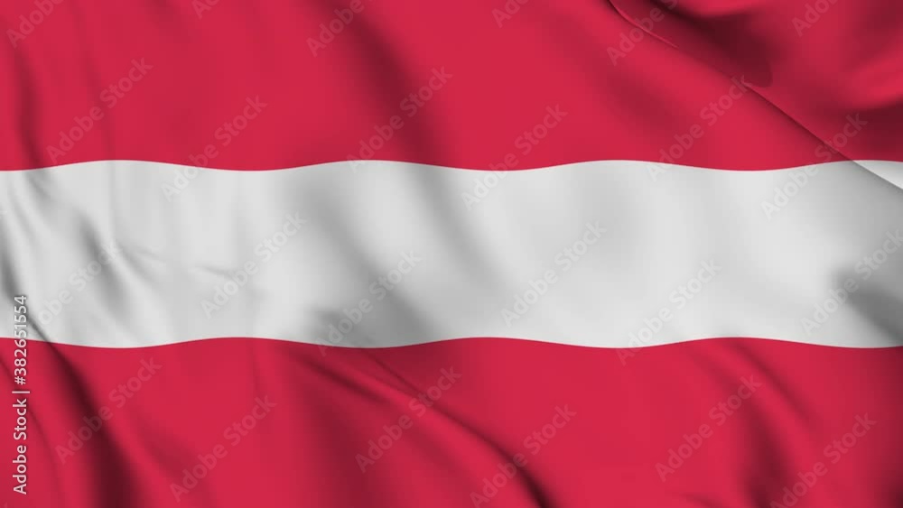 Flag of the Republic of Austria gently waving in the wind Flag of the Republic of Austria gently waving in the wind