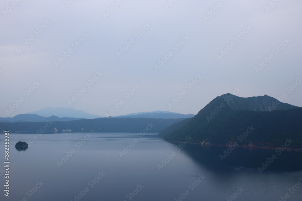 Lake Mashu (Teshikaga, Hokkaido, Japan) (Akan Mashu National Park)