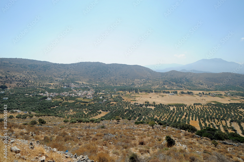 Le village de Fourni en Crète