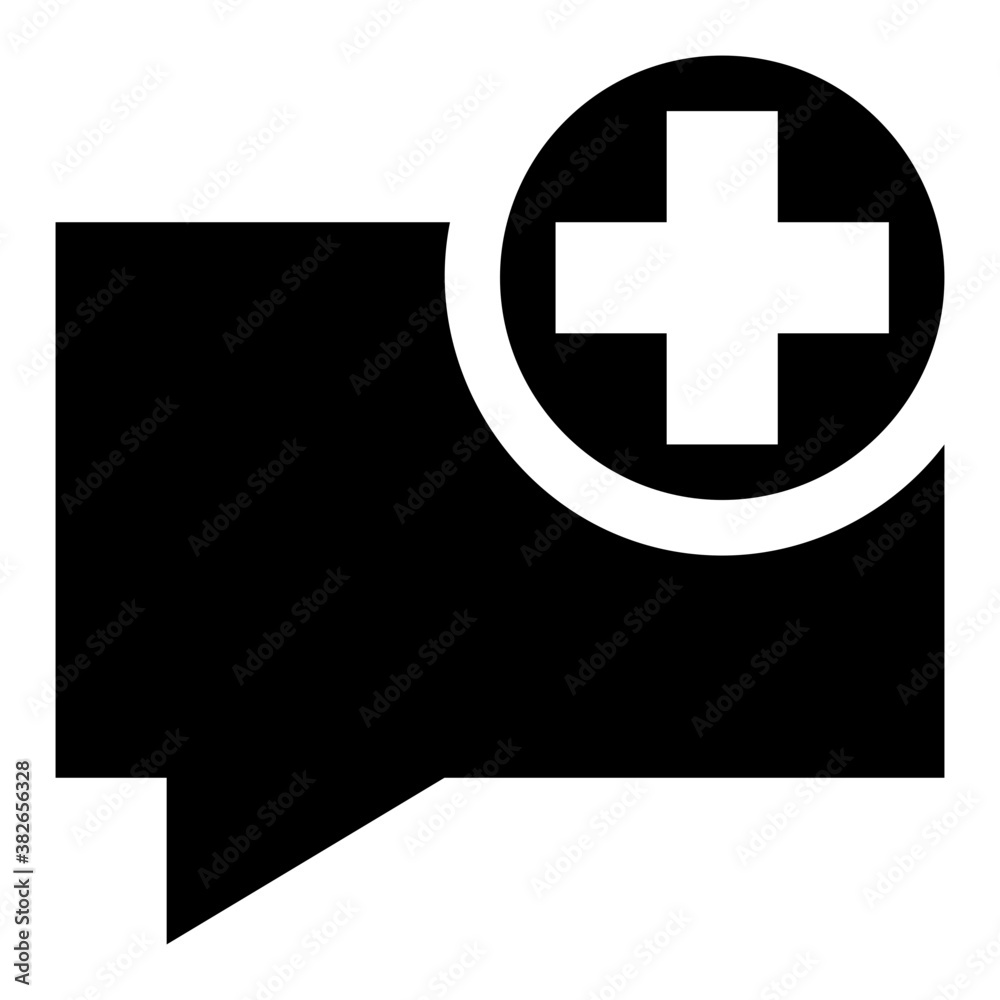
Add message glyph icon 
