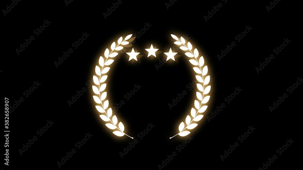 Awards Laurel Leaves With Texture Animation/ 4k animation of a design palm awards with laurel wreath and crowns, stars and texture for premium product and seal certificate Awards Laurel Leaves With Texture Animation/ 4k animation of a design palm awards with laurel wreath and crowns, stars and texture for premium product and seal certificate