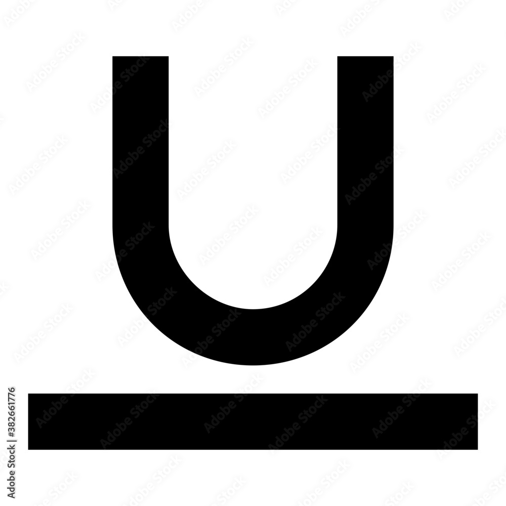 Underline text glyph icon
Underline text glyph icon