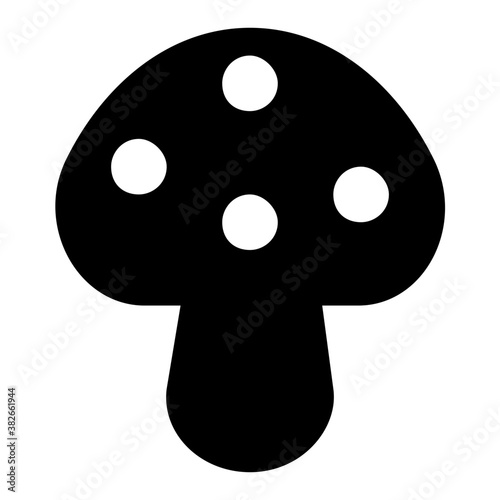 
Mushroom, toadstool icon 
