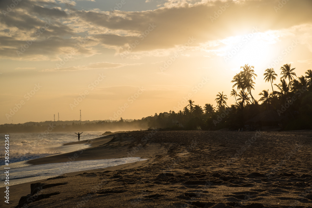 Obraz premium Sri Lanka Sonnenuntergang