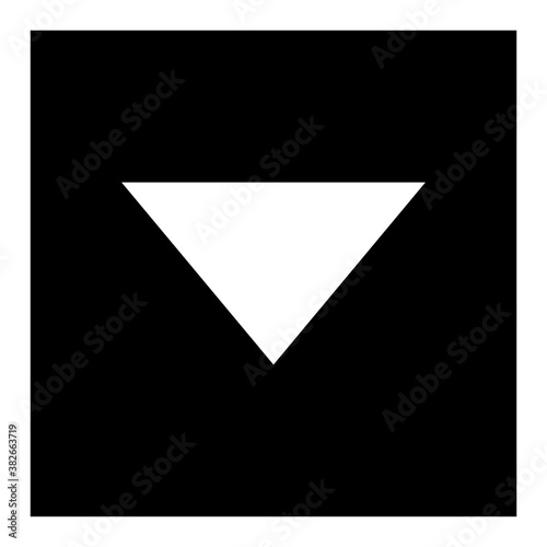 
Elevator button glyph icon vector
