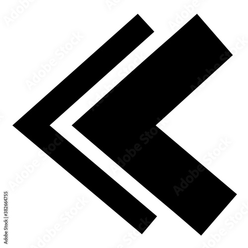  Rewind arrows glyph icon 
