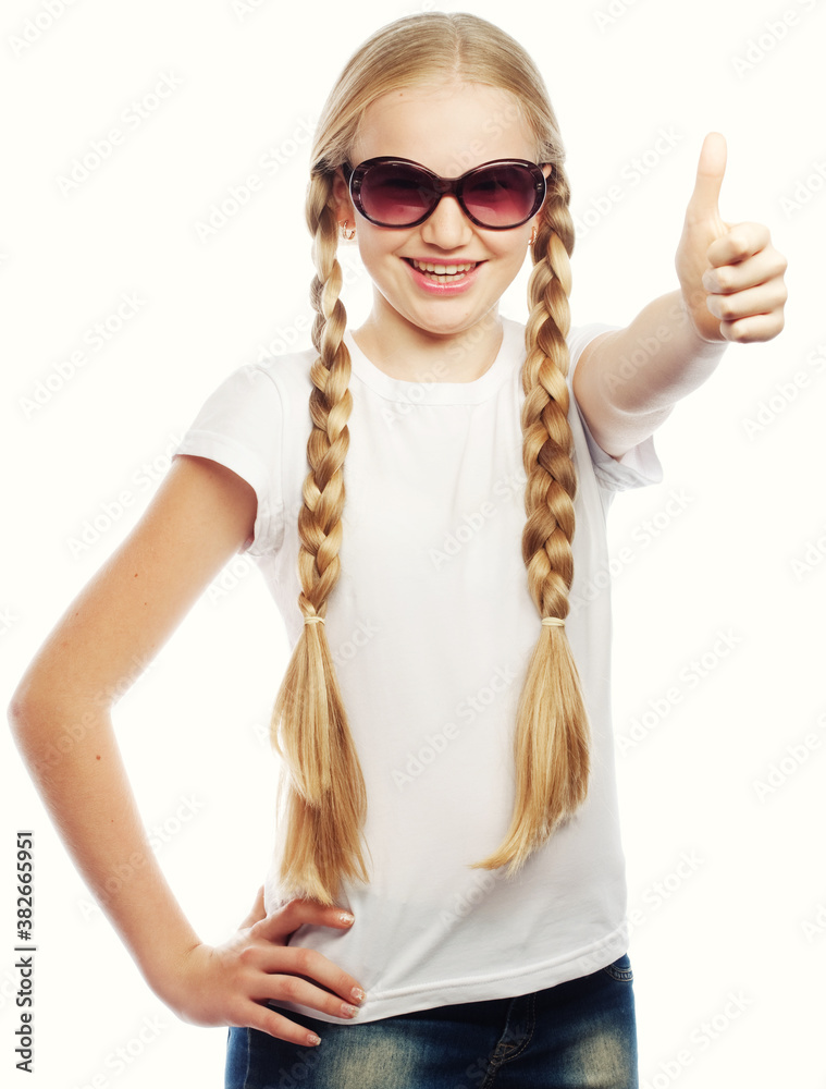 Portrait of a beautiful blond girl Portrait of a beautiful blond girl