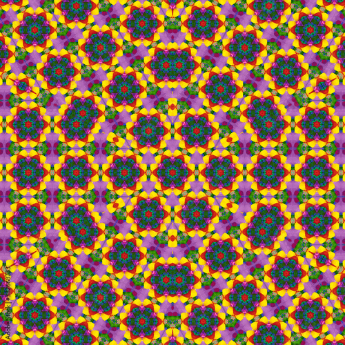 Ornamental floral colorful background, autumn pattern for design of wallpapers, pattern fills, web page backgrounds, surface textures.