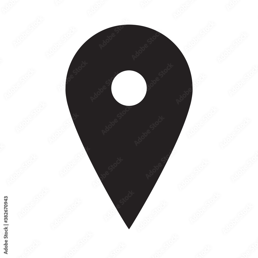 You are here gps navigation map pointer. Vector map marker icon that points location. Web element design. Place navigation sign.