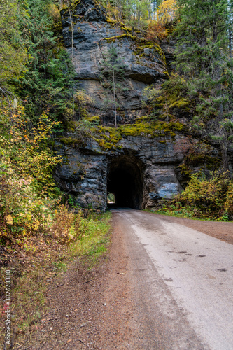 Old Stone Tunnel On Moon Pass  Wallace  Idaho