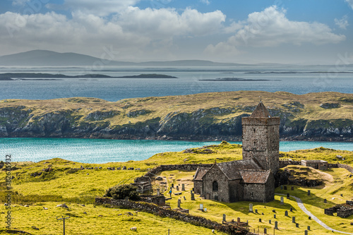 St Clements Church near Roghadal south of Leverburgh, Isle of Harris, Outer Hebrides, Scotland photo