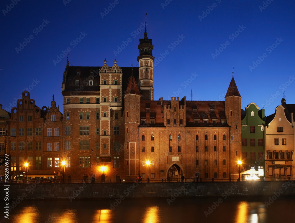 Obraz premium Dluga embankment in Gdansk. Poland