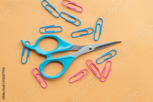 scissors and paper