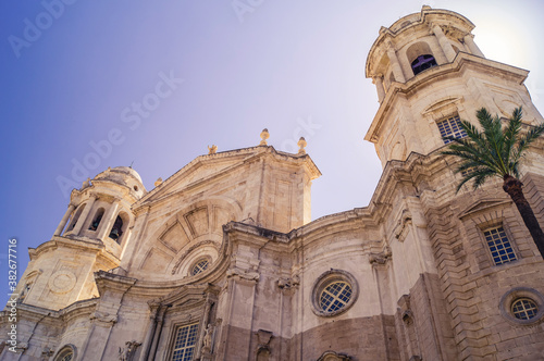 Cathedral of the Holy Cross in Cadiz Andalusia Spain photo