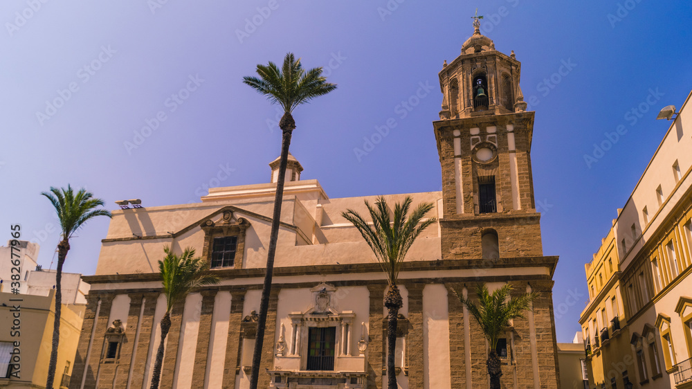 Church Iglesia de Santiago, Cadiz in southwestern Spain.