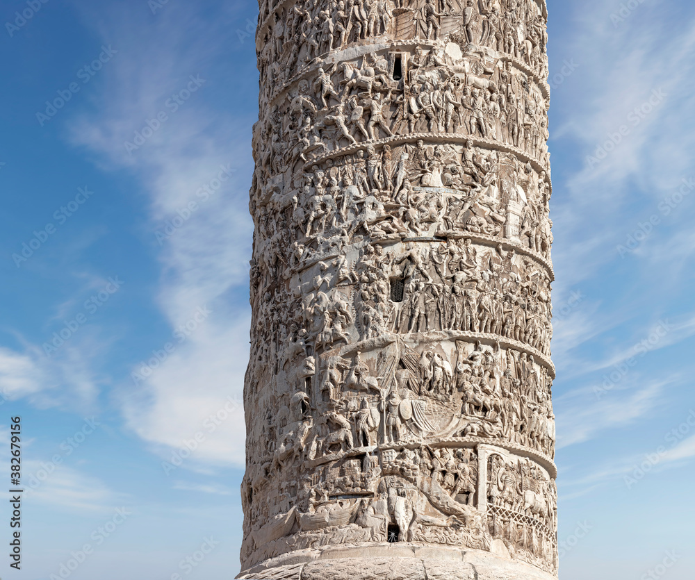 Column of Marcus Aurelius. Detail