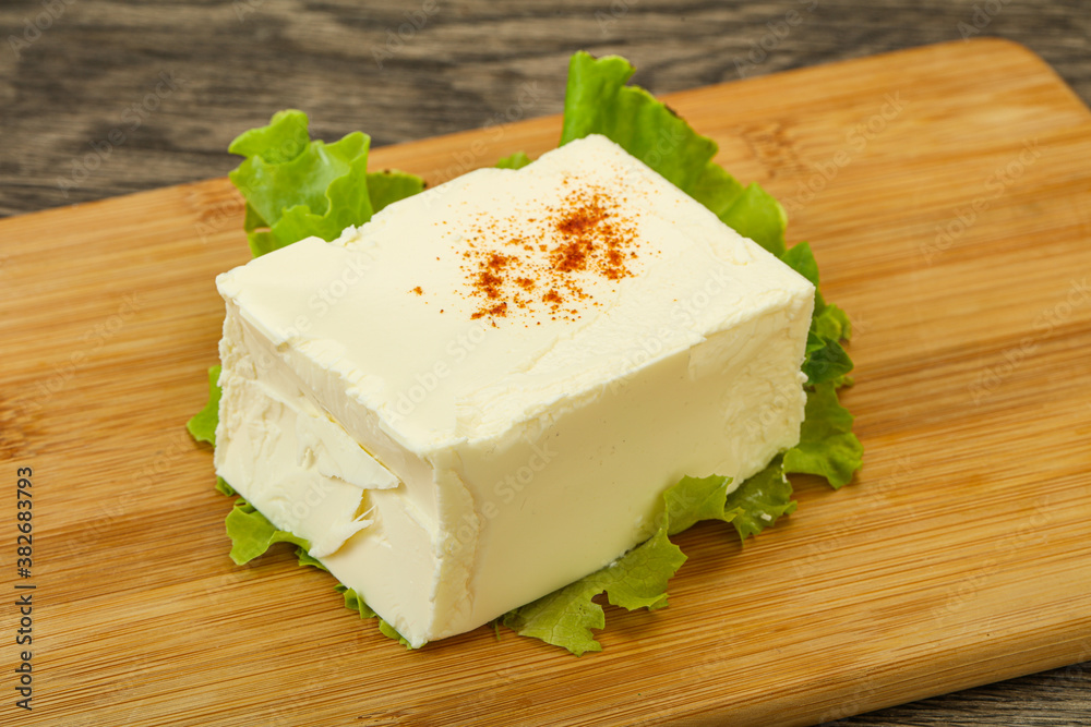 Greek traditional soft feta cheese