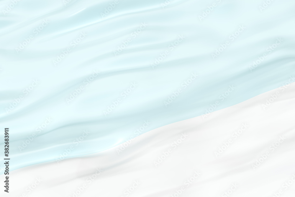 Obraz premium Flowing ripple pattern, silky background, 3d rendering.