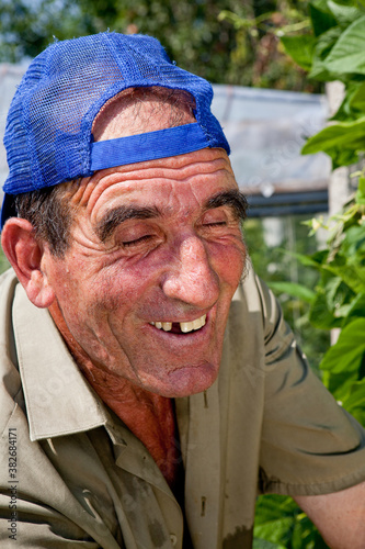 Old bulgarian farmer