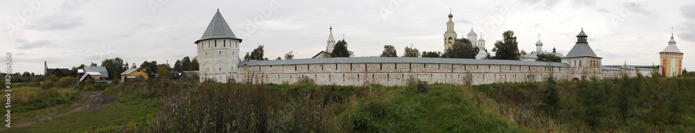 Panorama of the Spaso-Prilutski cloister in Vologda, Russia