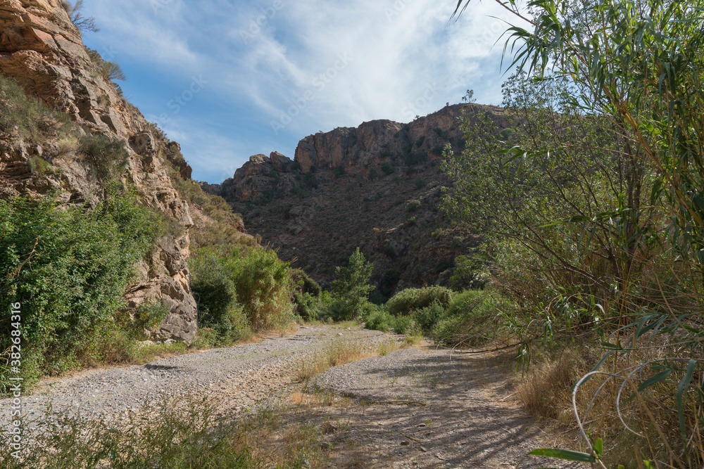 Mountainous landscape in southern Spain Mountainous landscape in southern Spain