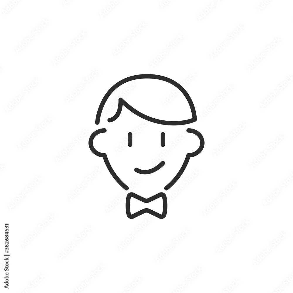 Groom icon. Vector Illustration Groom icon. Vector Illustration