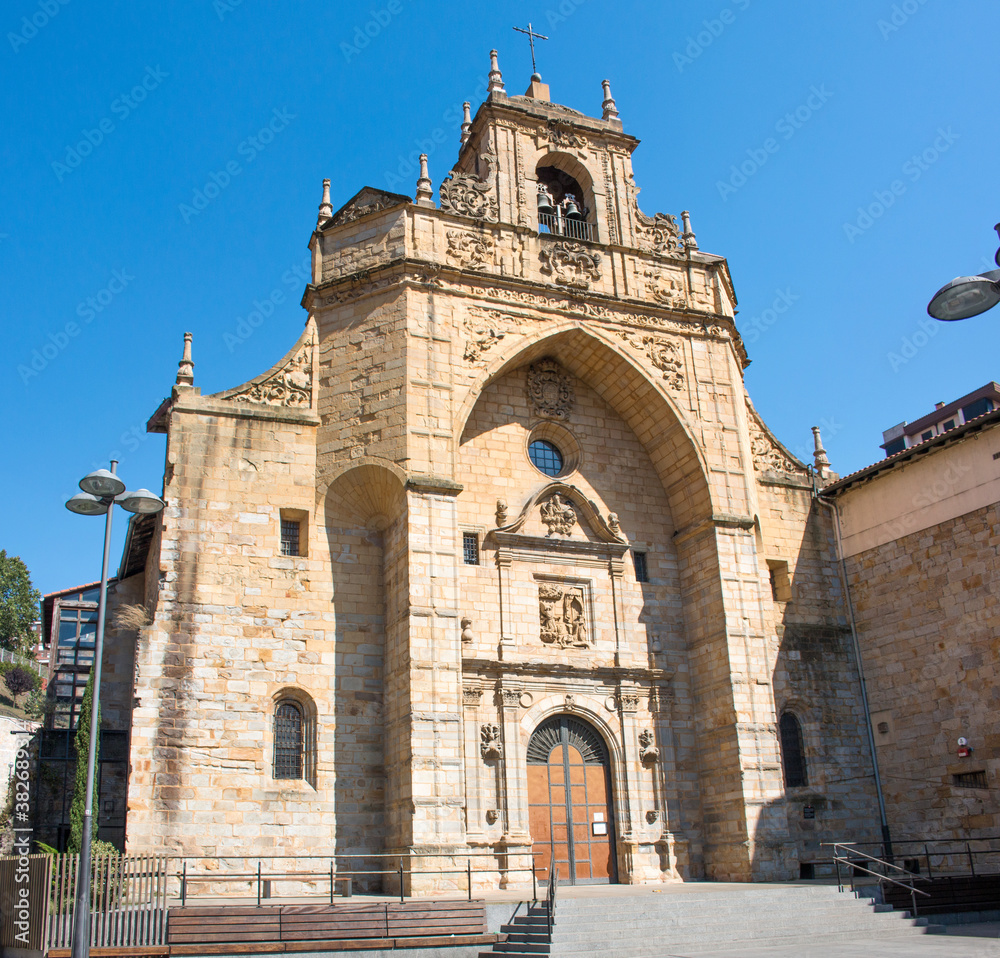 Church in Bilbao (in Spanish Iglesia de la Encarnación de Atxuri) Northern Spain Province of Biscay