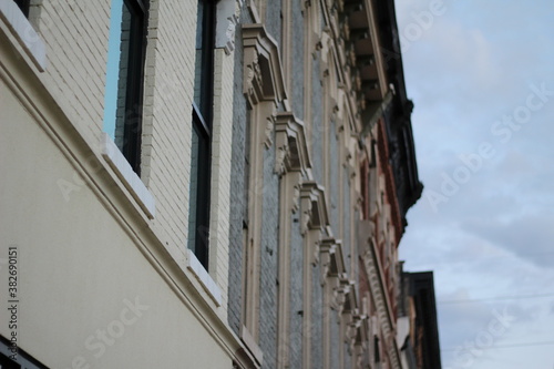 Exterior Close Up of Historical Downtown Building