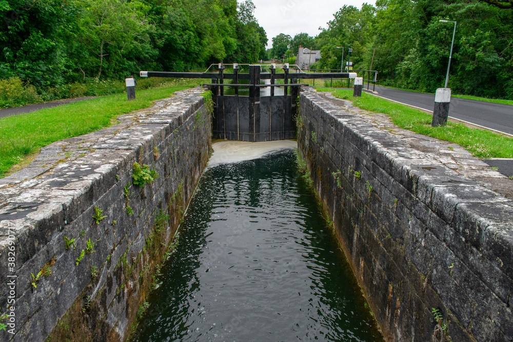 Traditional Irish Canal Lock