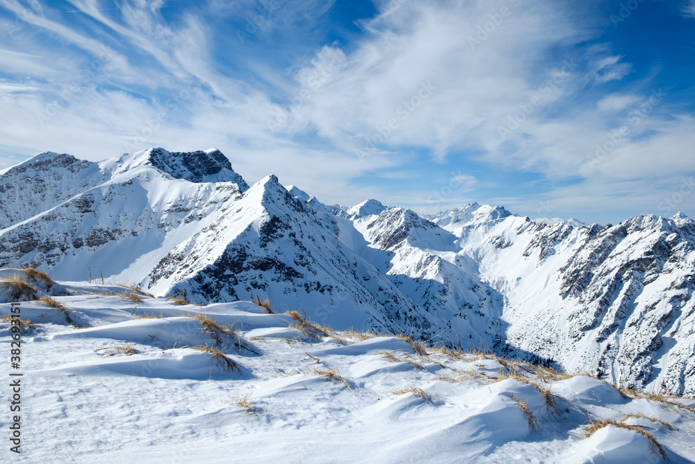 Obraz premium Winter am Galtjoch