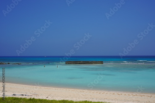 沖縄県波照間島の美しいビーチ