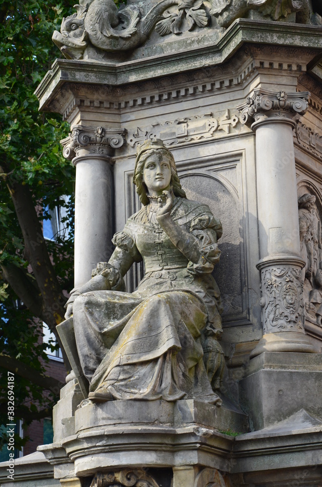 Fountain of Jan von Werth. Cologne. Germany