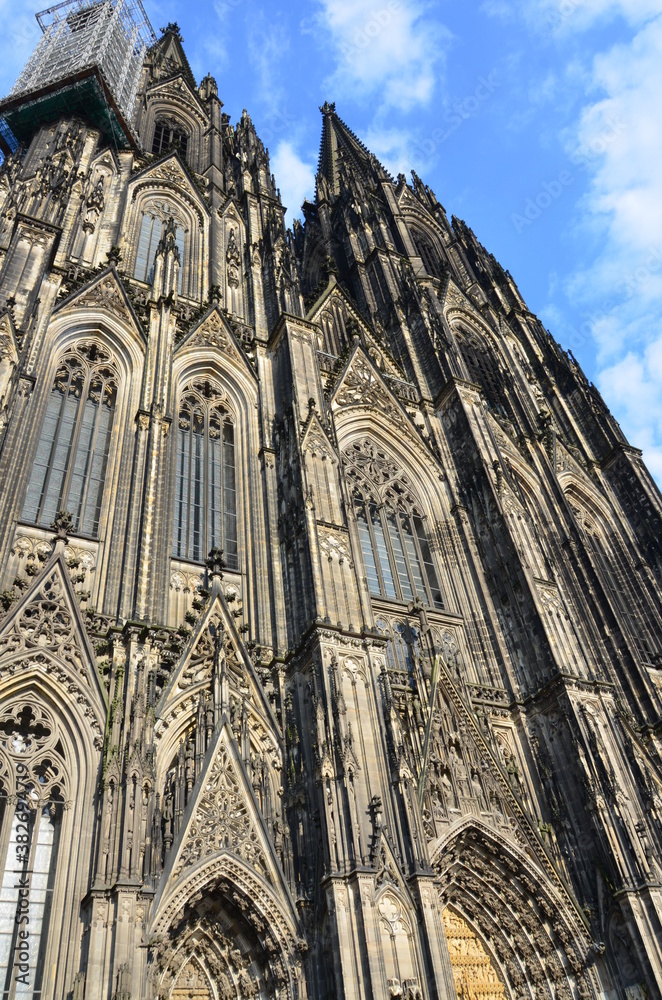 Cologne Cathedral. World Heritage - a Roman Catholic Gothic cathedral in Cologne