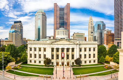 Ohio State House, in Columbus. The Ohio Statehouse is the state capitol building and seat of government for the U.S. state of Ohio