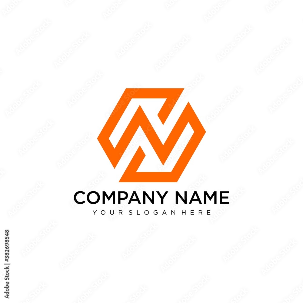 Letter N logo icon design template elements Letter N logo icon design template elements