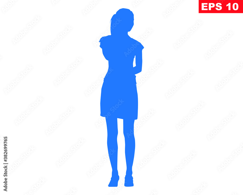Girl standing and use mobile phone and other device Girl standing and use mobile phone and other device