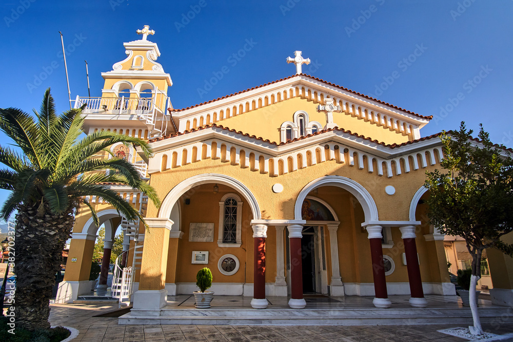 the orthodox church in the town of Argostoli on the island of Kefalonia