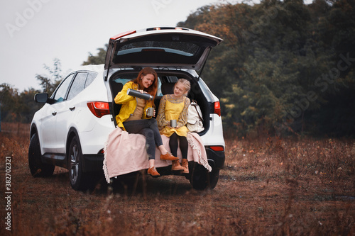 family trip by car